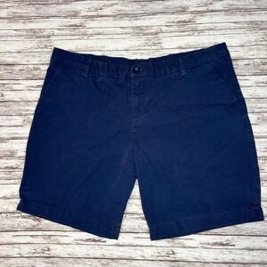 Patagonia Women's Navy Blue Organic Cotton Stretch Chino Shorts Size 14